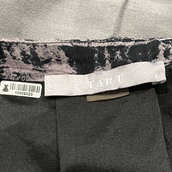 Tart Sleeveless Printed Crepe Shift Dress Animal Brown Multi/Solarized Croc Sz M - Picture 5 of 6